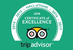 Certificate of Excellence / Best Peru Tours in HALL of FAME
